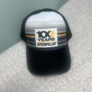 Lot of 3 Caterpillar CAT Baseball Caps including 100 Years Anniversary Edition